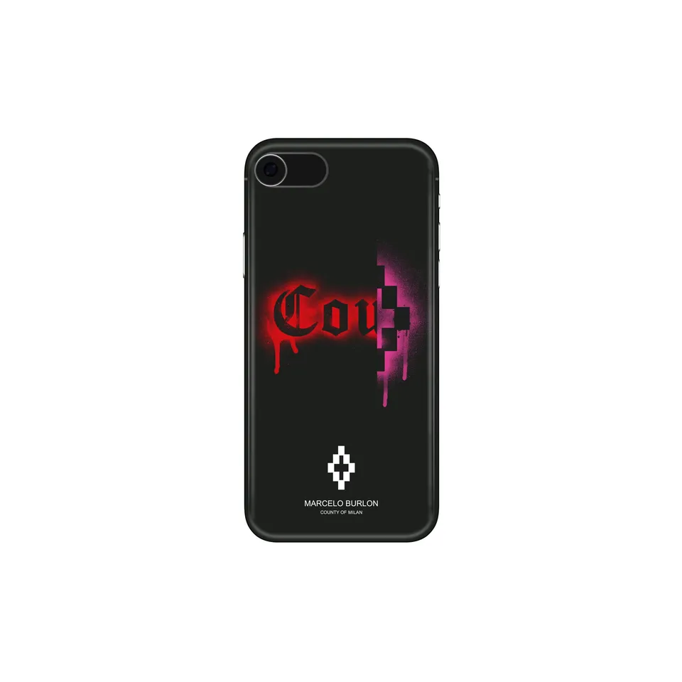 Marcelo Burlon Half custodia iPhone 6/6S/7/8 con cavalletto