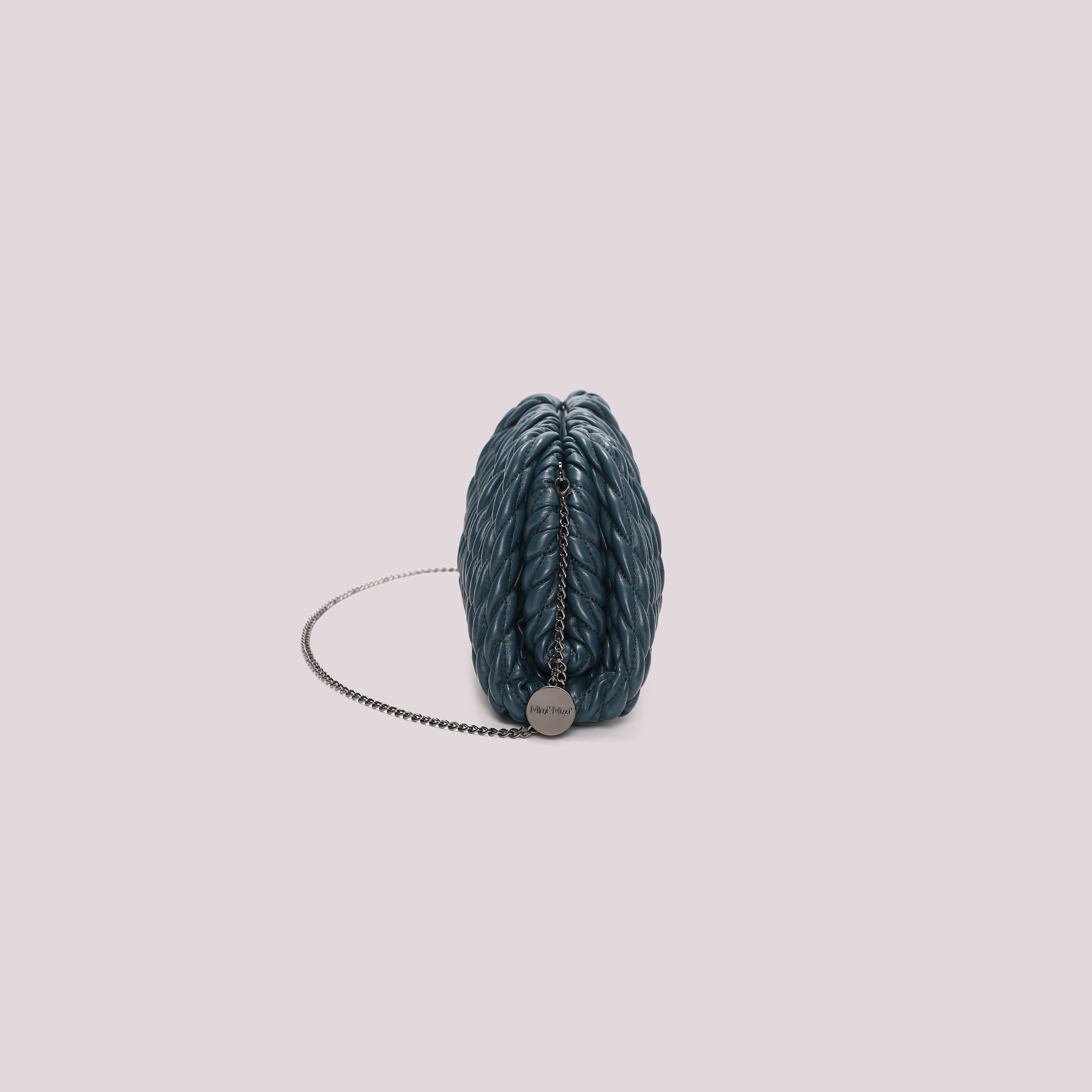 Mimi Mua Clutch Trapuntata Morbida Nero