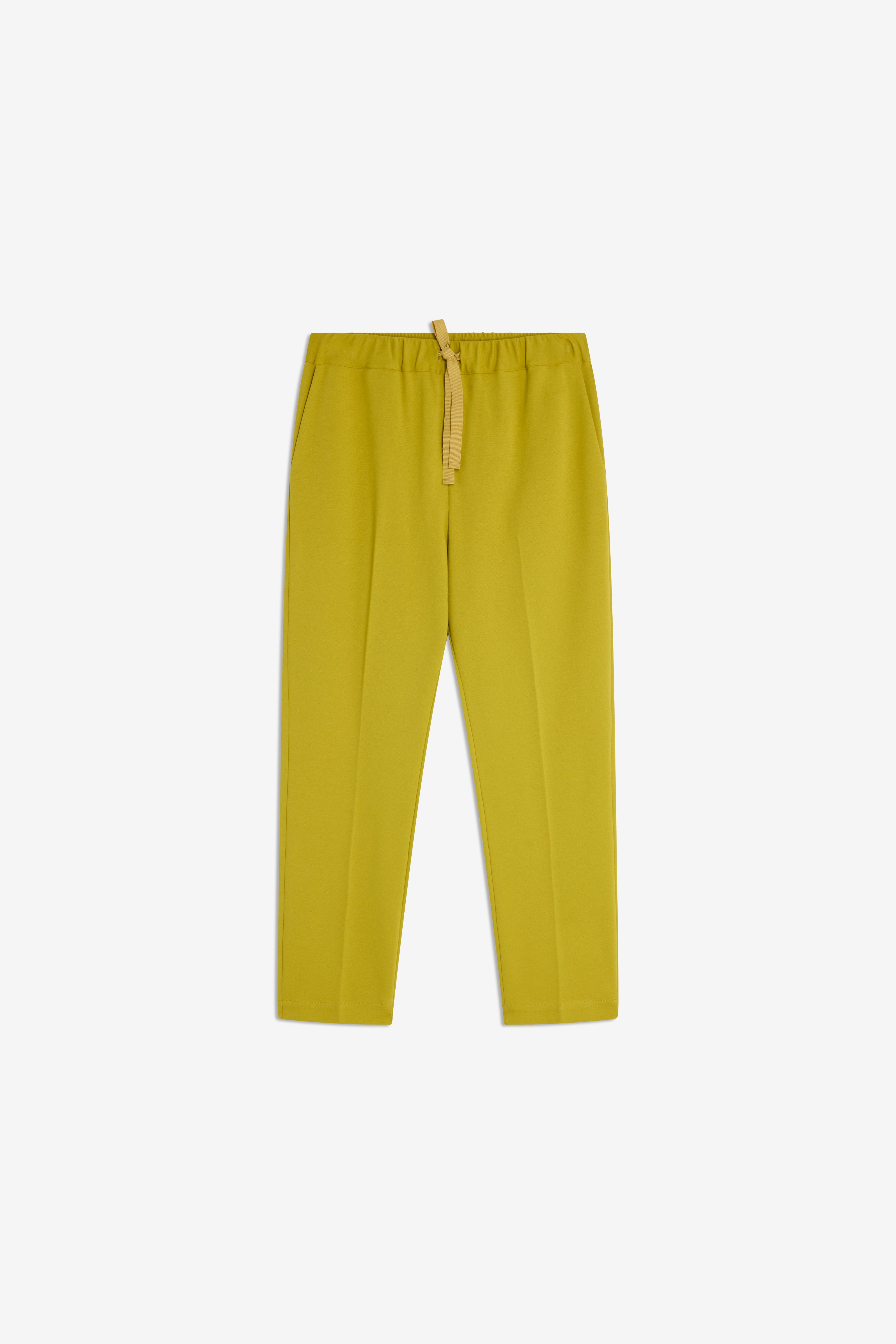 Semicouture Buddy pantalone punto milano verza