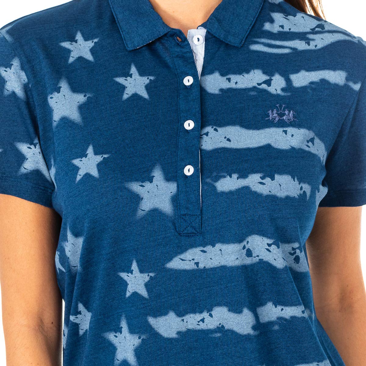 La Martina LWP305 polo donna XS manica corta