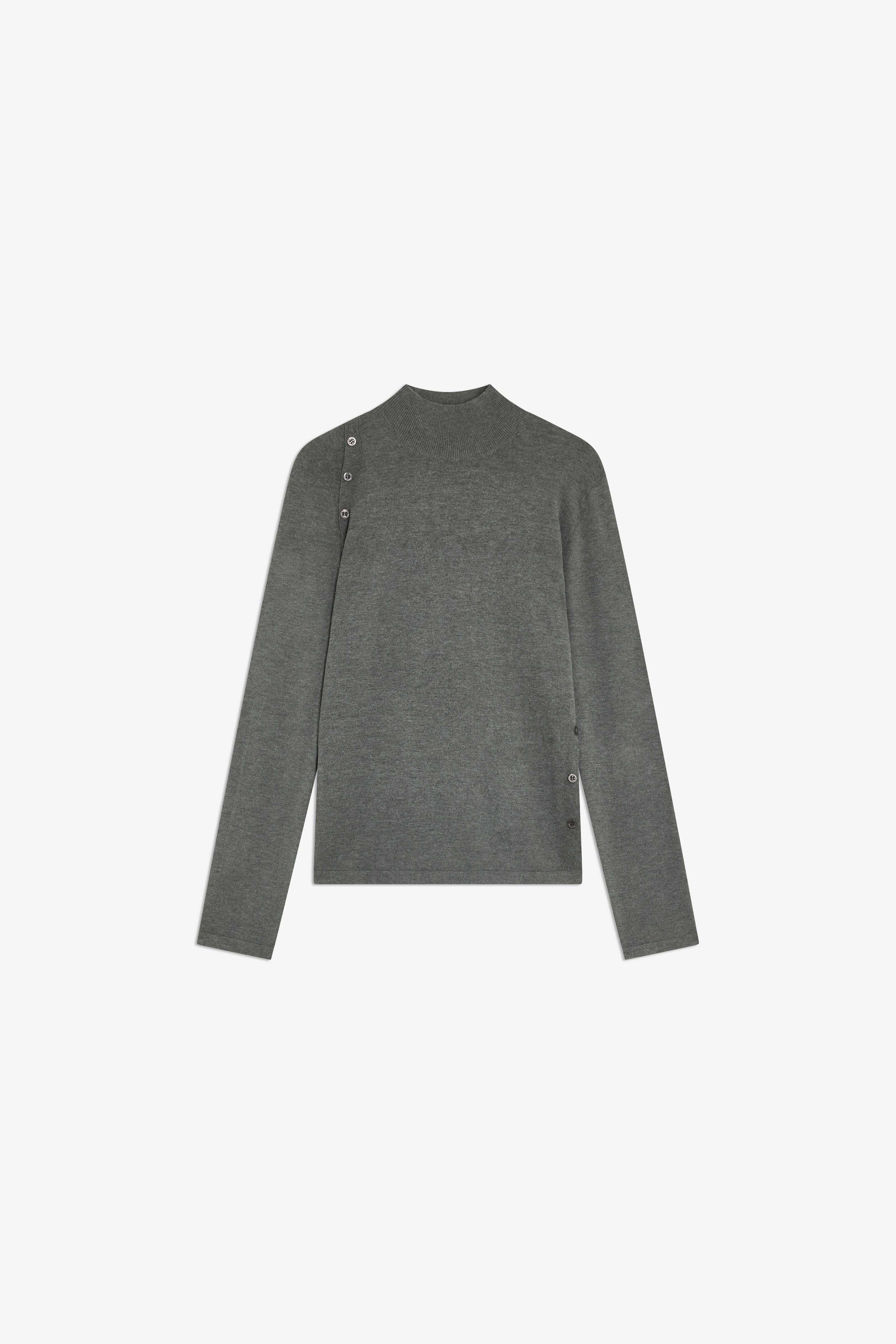 Semicouture Rhianna maglia viscosa elasticizzata antracite