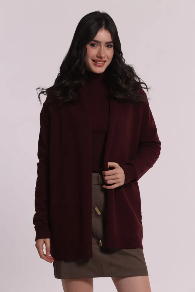 Mimi Mua Spolverino Maglia Nera S in Viscosa