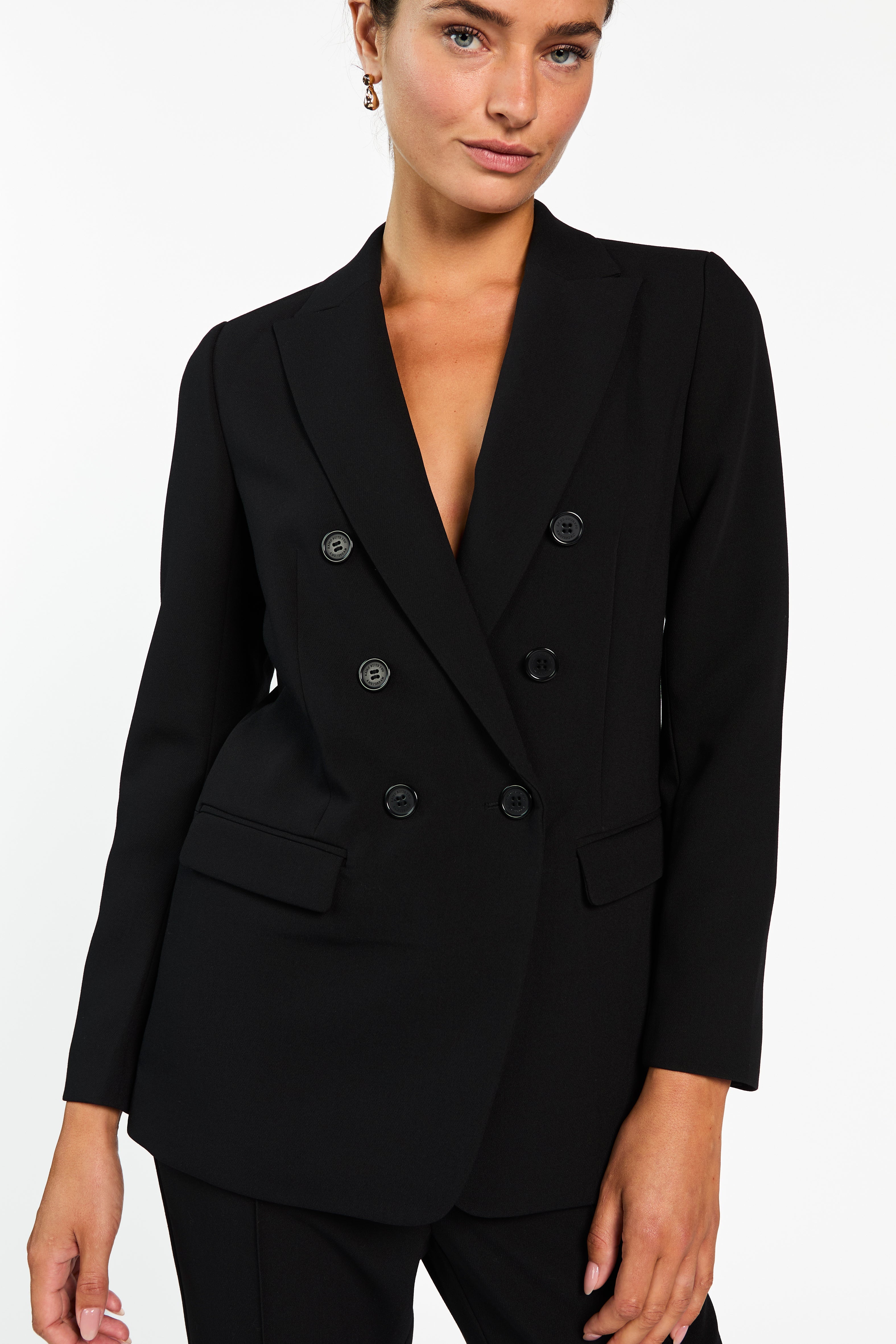 Aaiko Perize blazer nero sartoriale