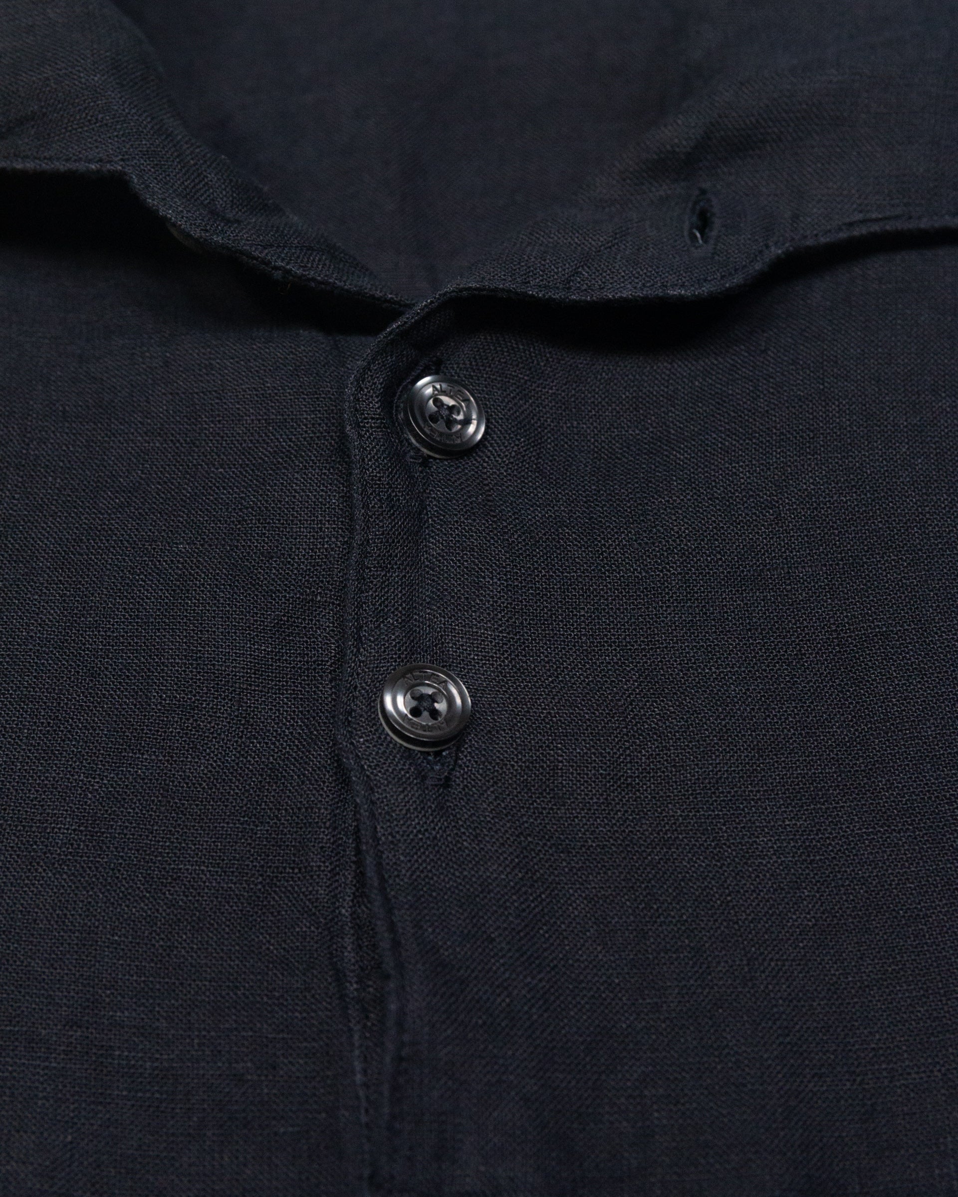 Altea Bahia polo in lino blu navy