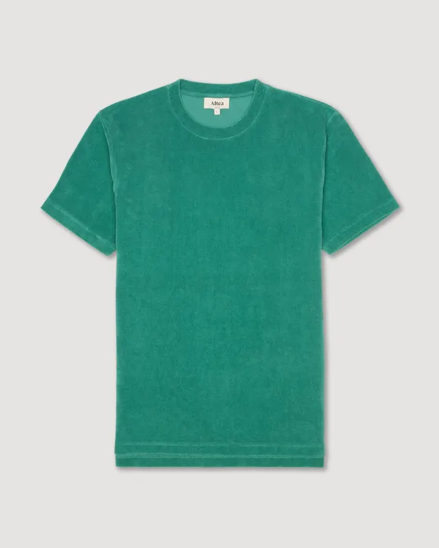 Altea Lewis t-shirt spugna cotone verde
